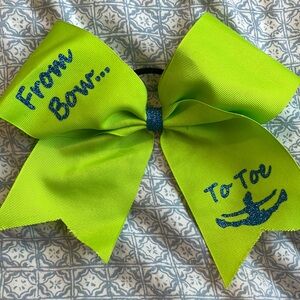 CHEER BOW “From Bow… To Toe”
